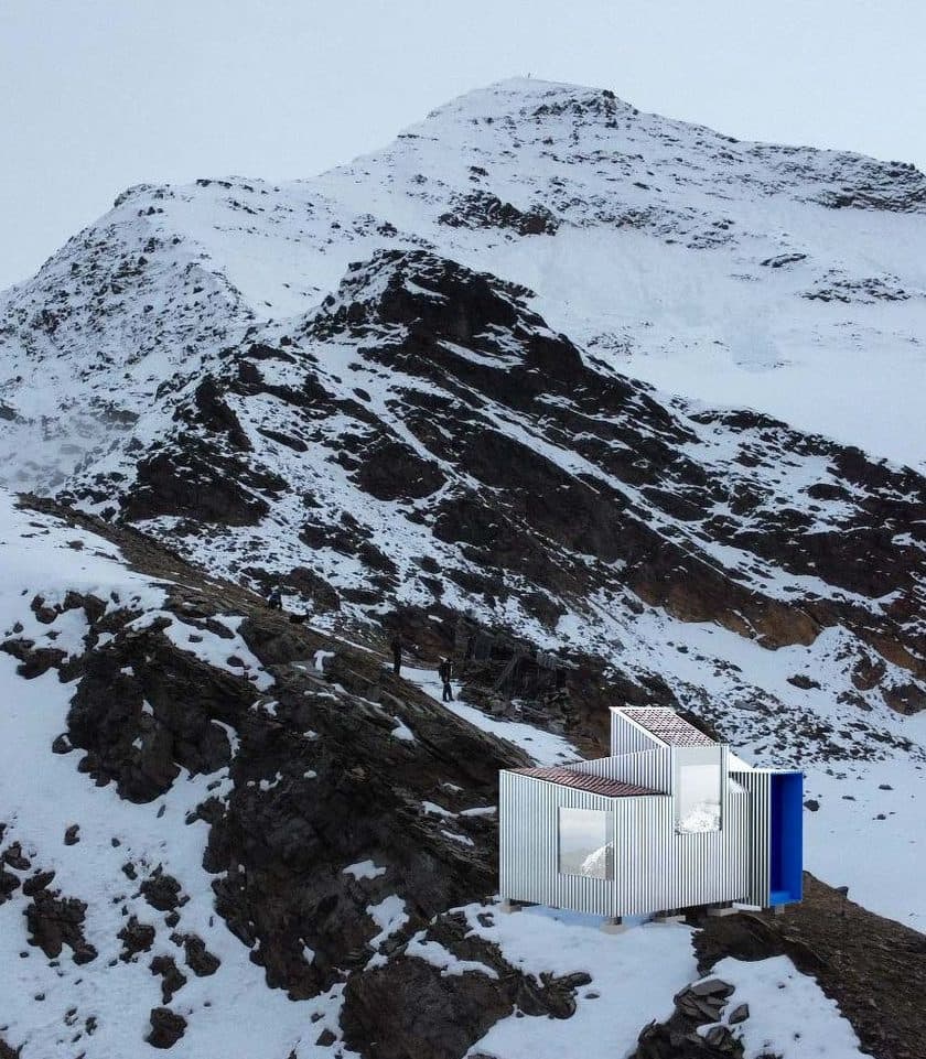 Mountain Guardian: il bivacco sul versante roccioso innevato di S. Caterina Valfurva